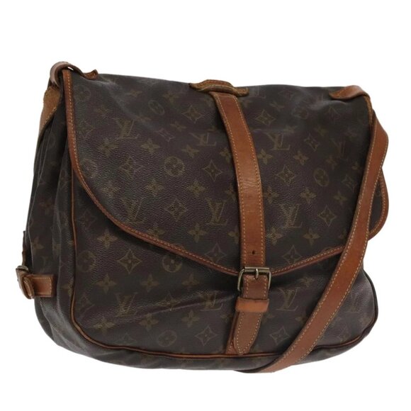 LOUIS VUITTON Monogram Saumur 35 Shoulder Bag - Picture 1 of 15